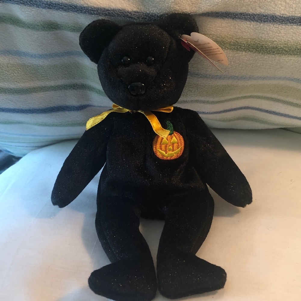 Haunt beanie babies Bear Halloween 2001
